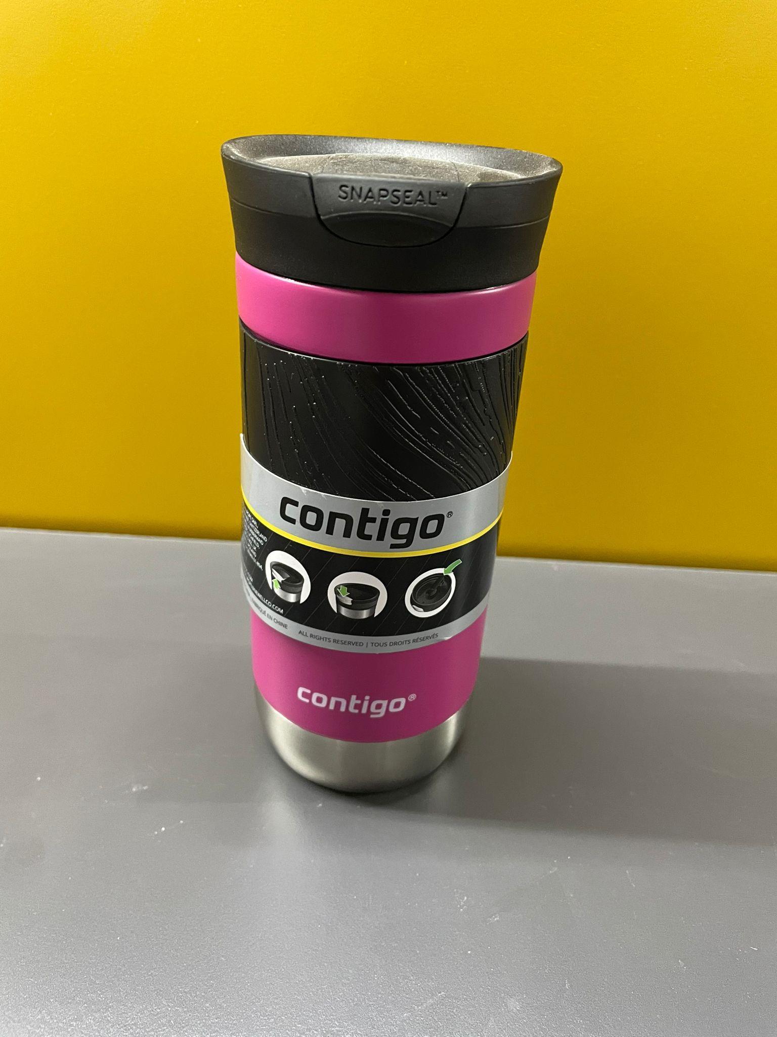 Contigo  Yetişkin Byron 2.0 termos kupa,Sake,470 ml Pembe Siyah