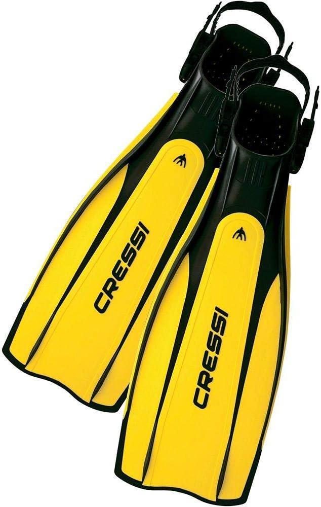 Cressi Pro Light Palet, Tüplü Dalış, Derin Dalış, Yüksek Performans Palet Sarı/Siyah M-L (41-44)