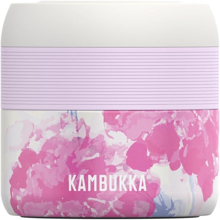 Kambukka Bora Yemek Termosu 400 ml, Pink Blossom