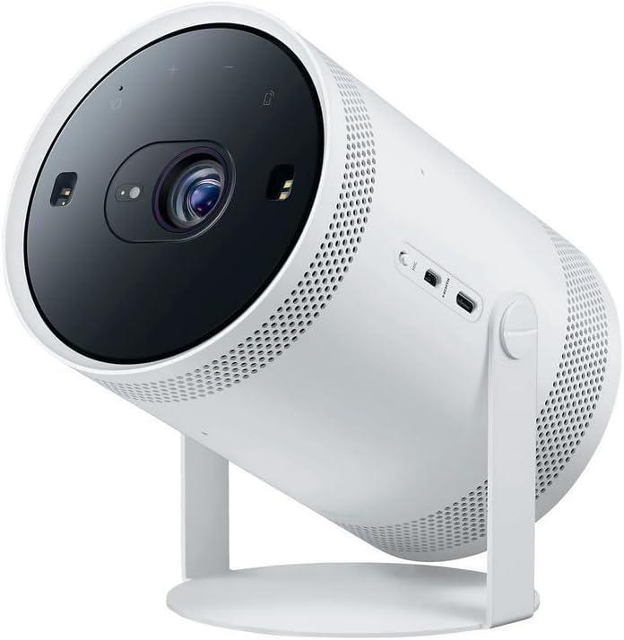 Samsung Freestyle 2. Nesil Projeksiyon Cihazı, Full HD, 360 Derece Ses, 5 Watt Hoparlör, Otomatik Kurulum, 2023 Model Projektör, SP-LFF3CLAX (Batarya Hediyeli)