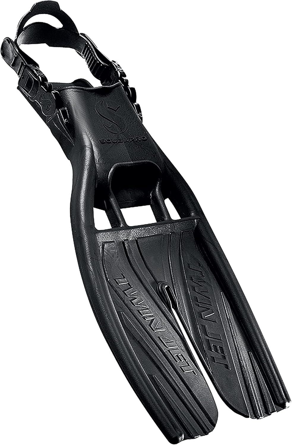 Scubapro Twin Jet Palet Siyah - L (44-45)