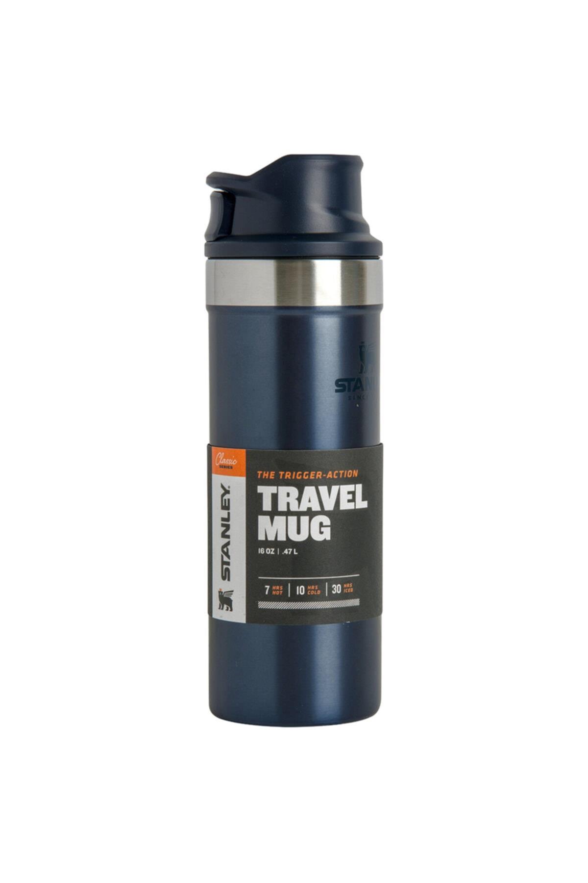 Stanley Klasik Trigger-Action Termos Bardak 0.47 Lt Lacivert