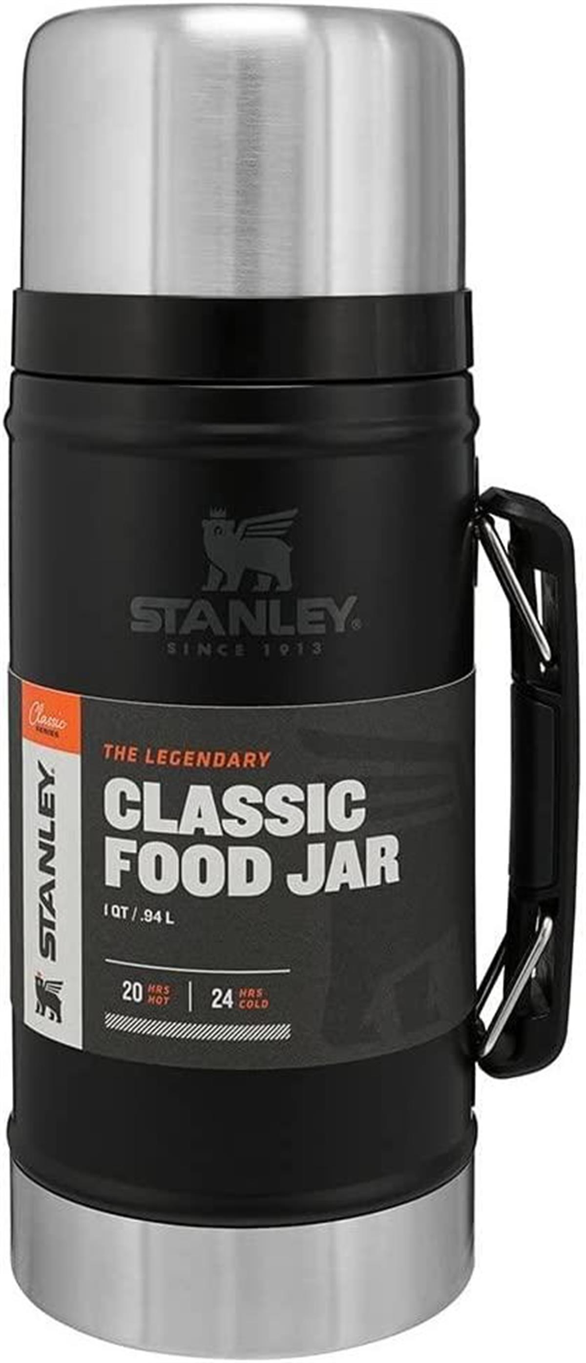 Stanley Klasik Vakumlu Yemek Termosu 0.94 Lt Siyah