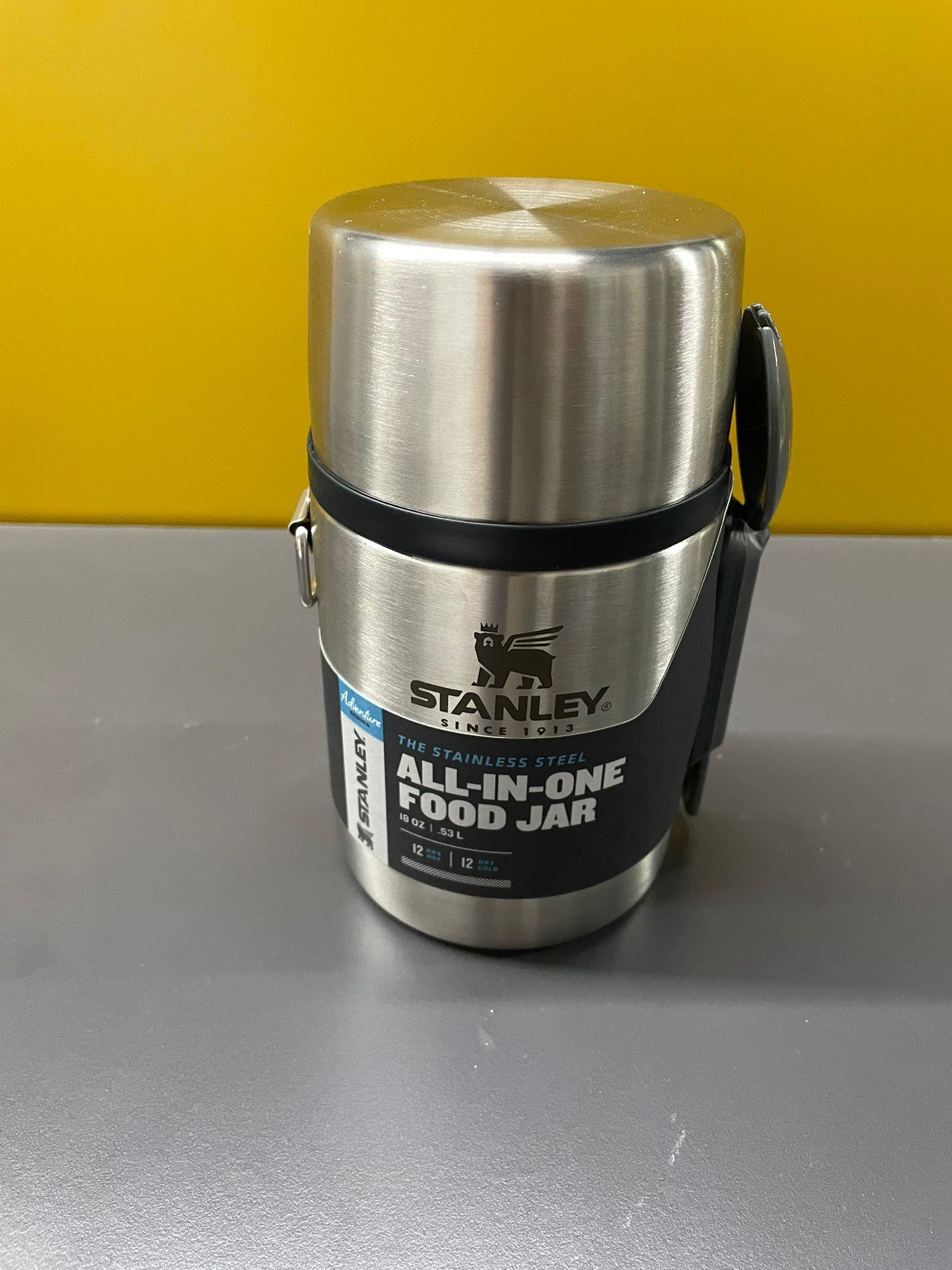 Stanley Vakumlu Yemek Termosu Çelik (Kaşıklı) 0.53 Lt Gri (Teşhir&Outlet)