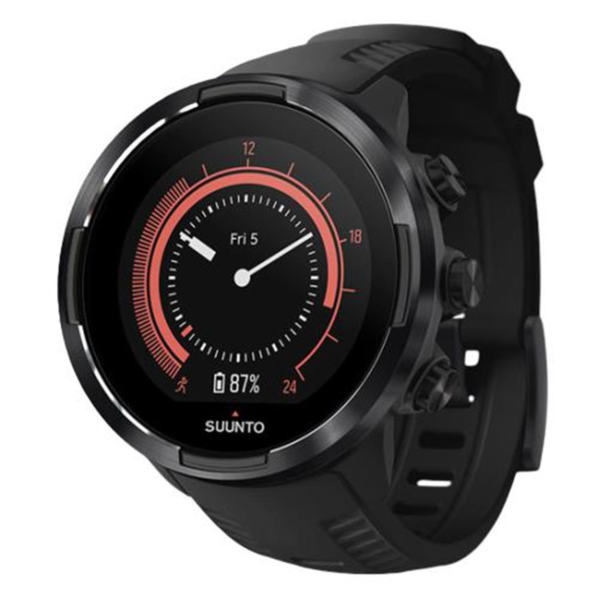 Suunto 9 G1 Baro Black Ak ll Saat Tek Beden 50 mm GPS Siyah