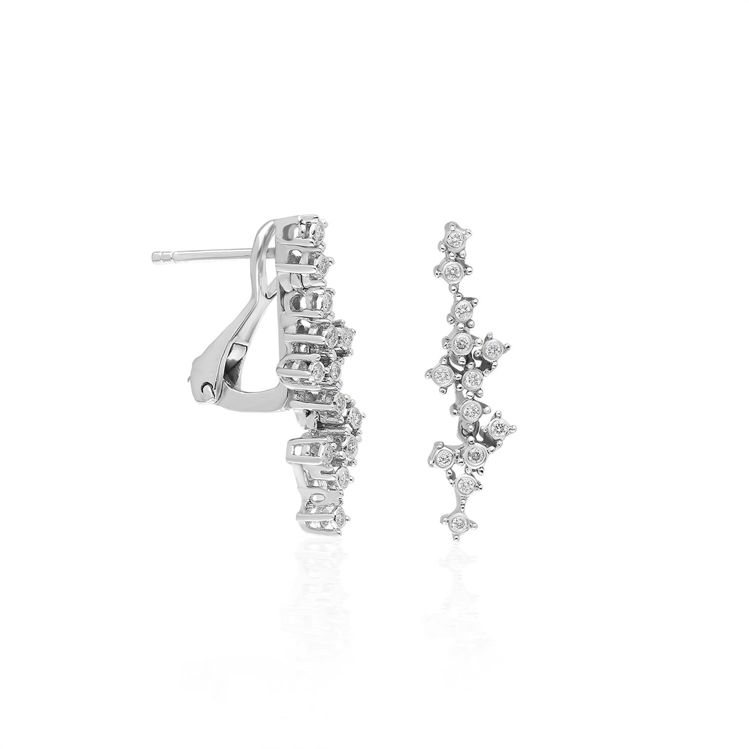 0,14 Karat Pırlanta Küpe