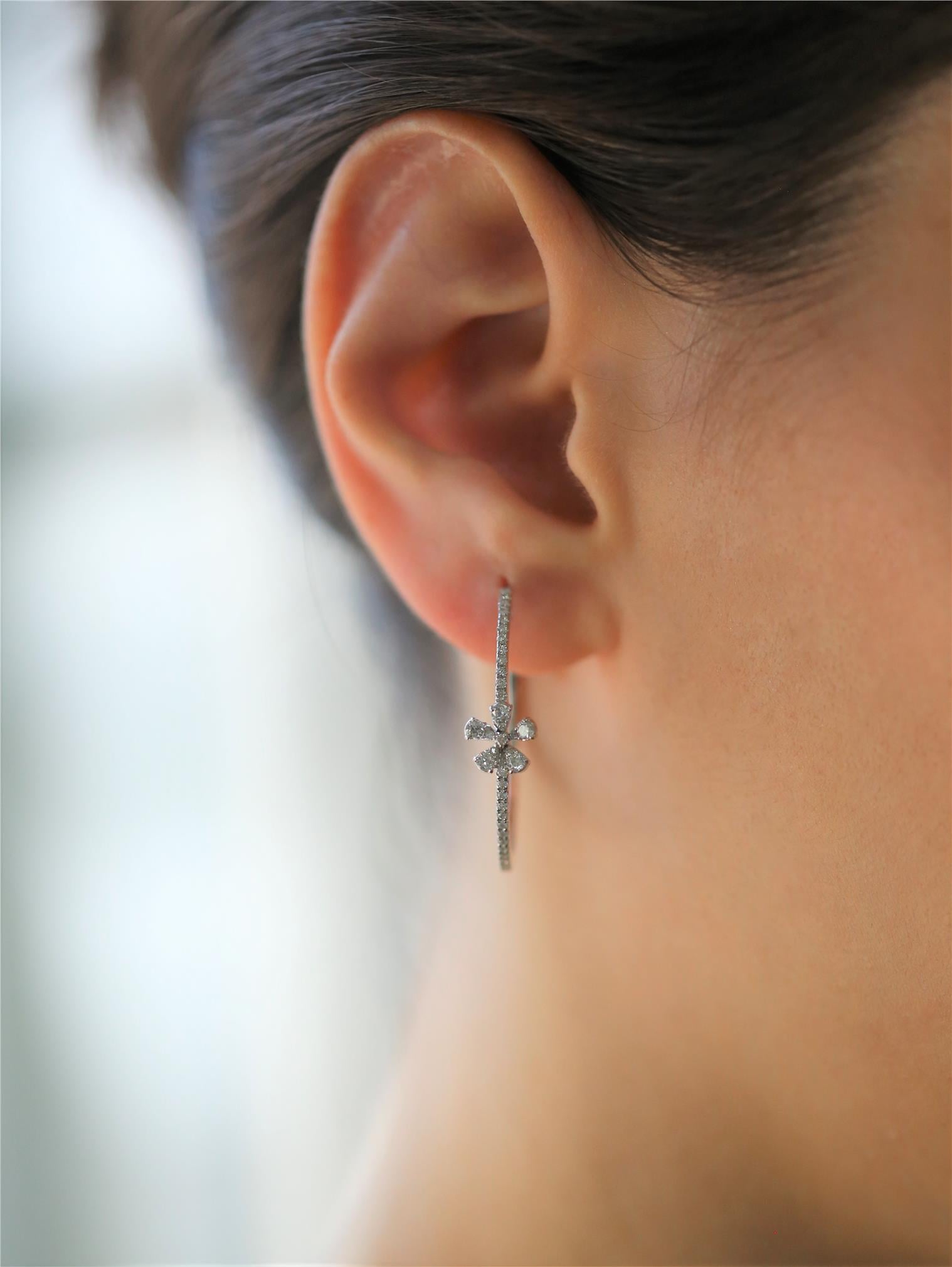 0,68 Karat Pırlanta Küpe