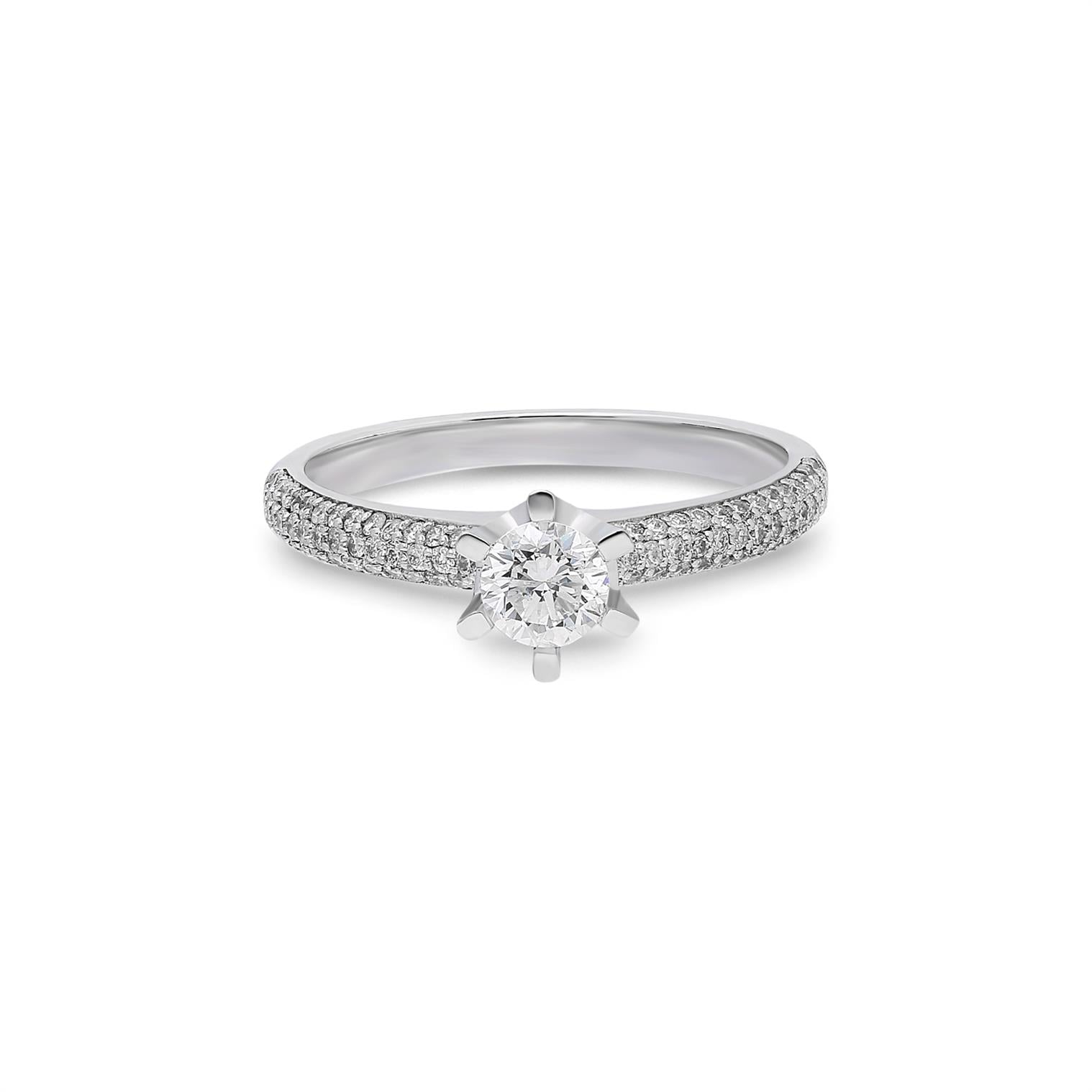 0,70 Karat Tektaş Prılanta Yüzük