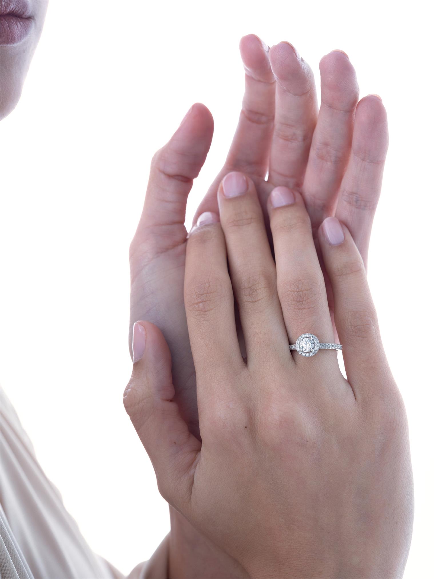 0.80 Karat Tasarım Tektaş Pırlanta Yüzük