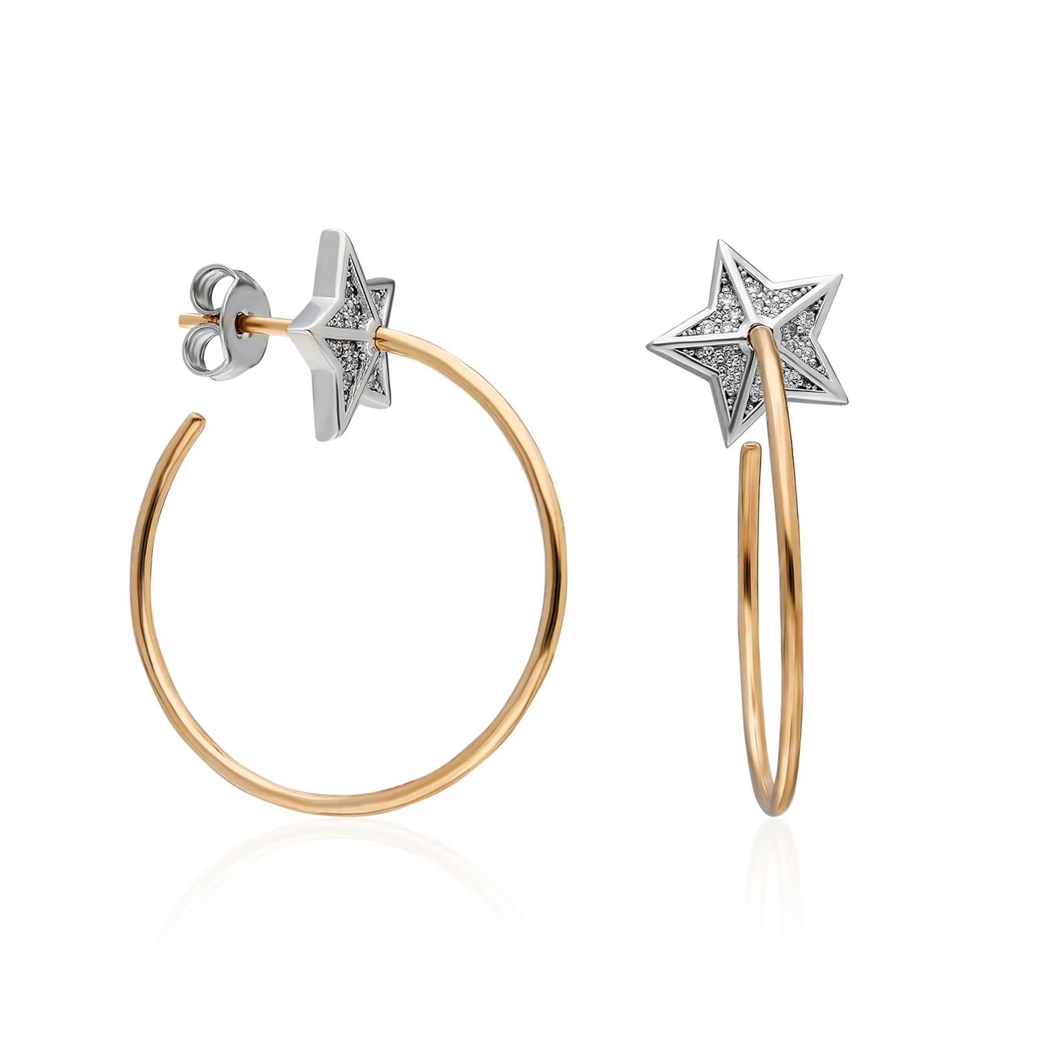 0,14 Karat Yuvarlak Küpe