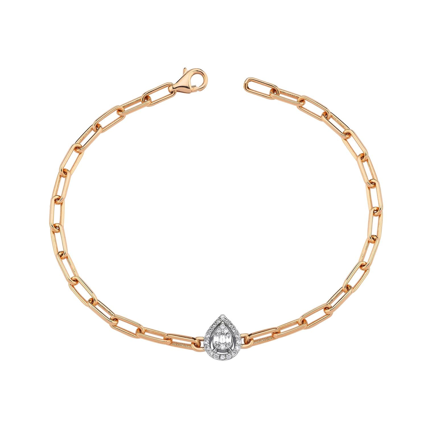 0,15 Karat Baget Pırlanta Bileklik