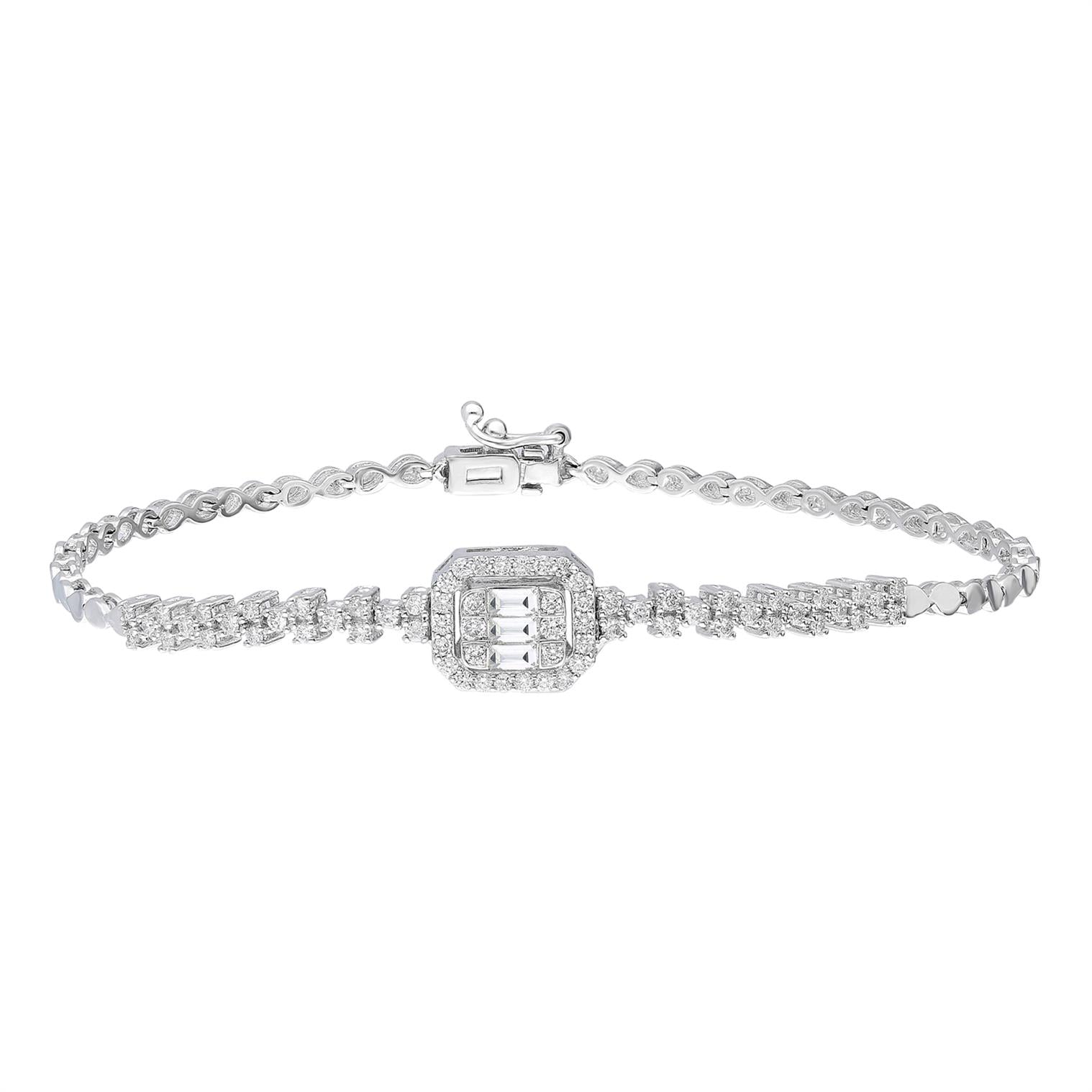 0,55 Karat Baget Pırlanta Bileklik