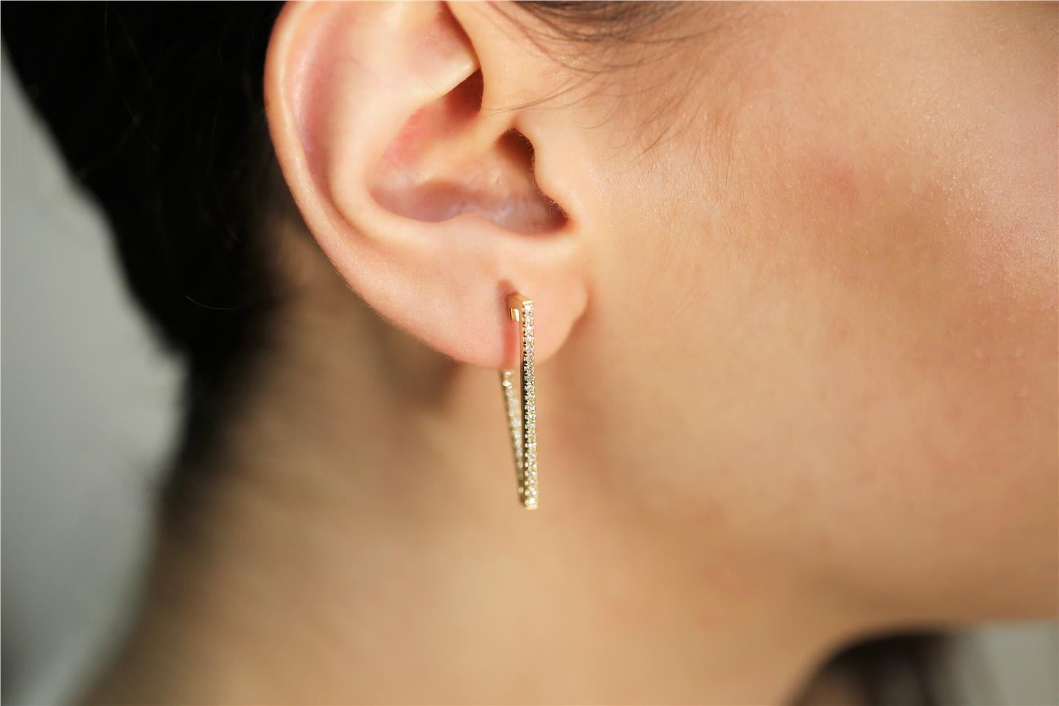 0,60 Karat Pırlanta Küpe