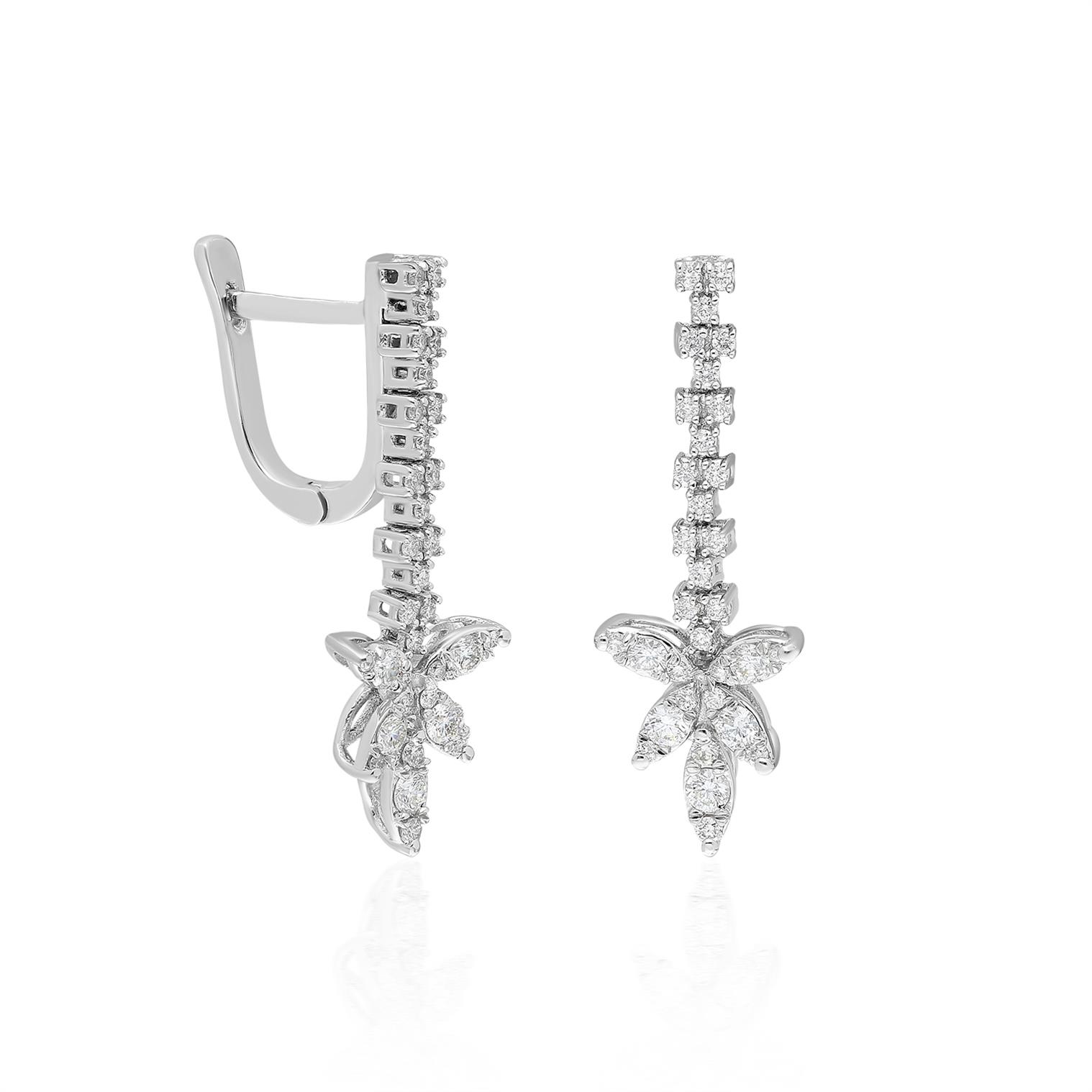 0,70 Karat Pırlanta Küpe