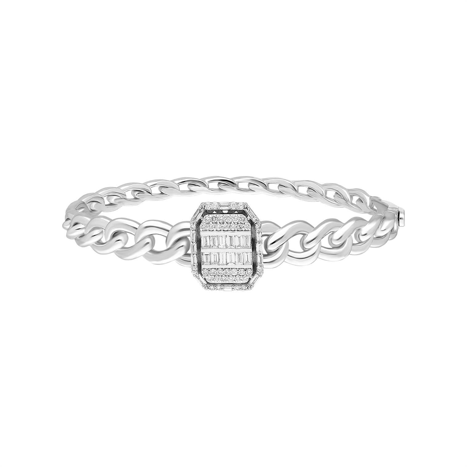 0,74 Karat Baget Pırlanta Bileklik