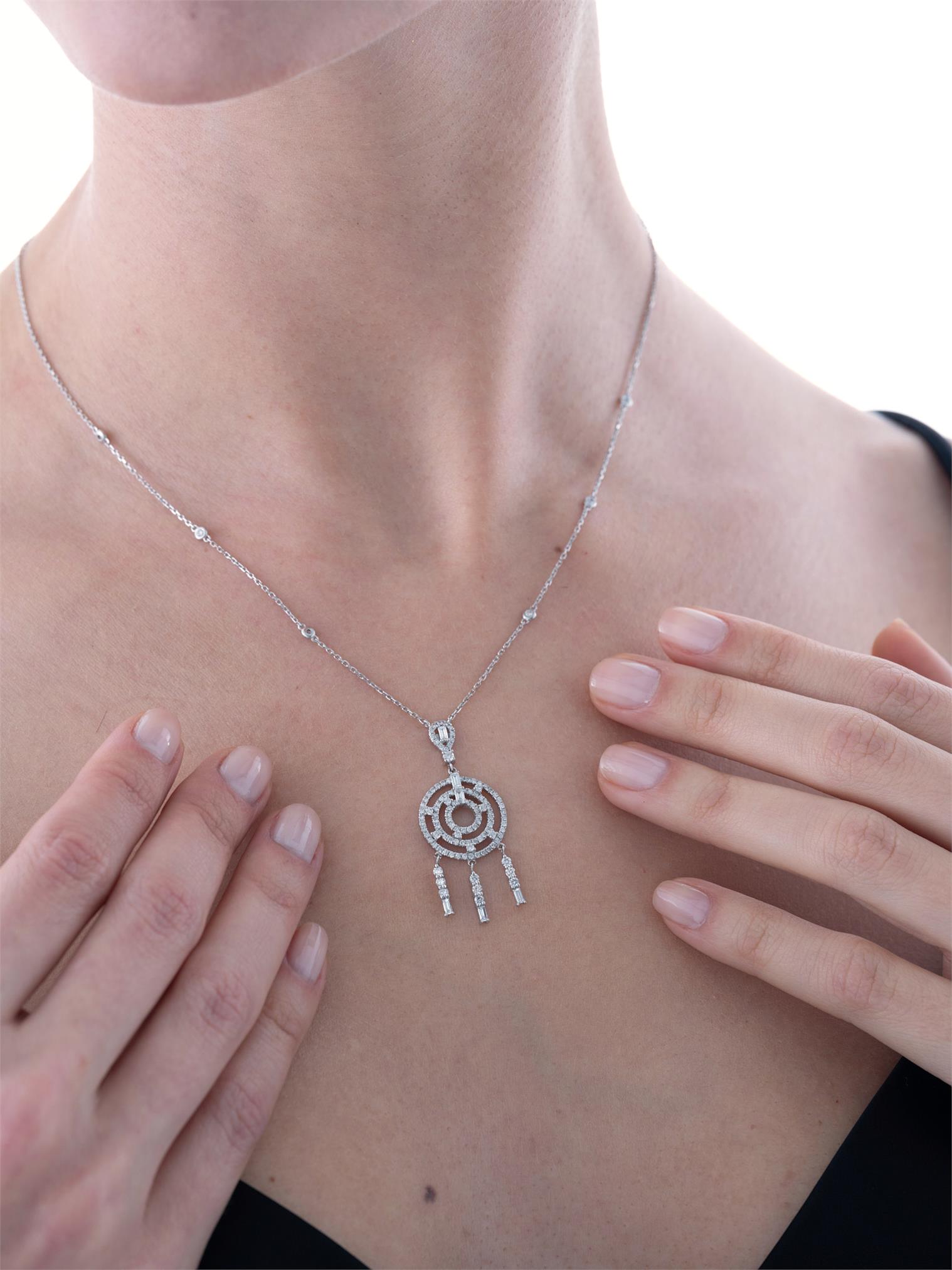 1,07 Karat Düş Kapanı Pırlanta Kolye