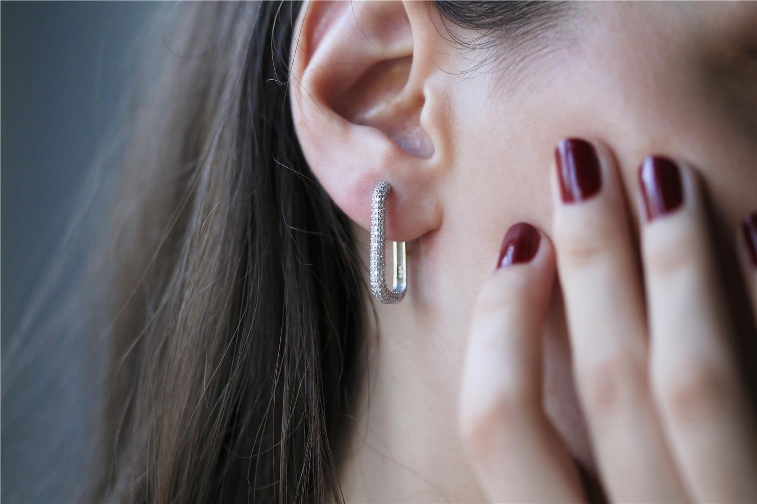 1,58 Karat Pırlanta Küpe