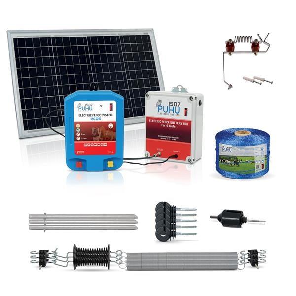 Puhu Ecos Eko Model Kuruluma Hazır Elektrikli Çit Sistemi (20 Dönümlük) (4 Joule)