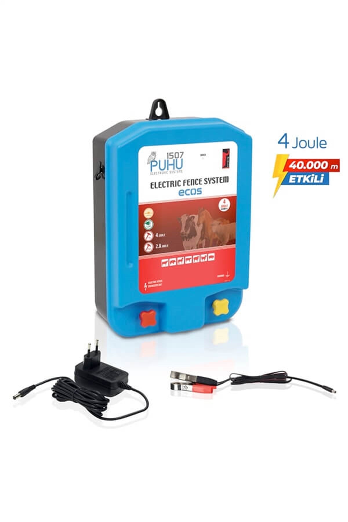 Ecos Elektrikli Çit Cihazı (4 Joule=40.000 M)