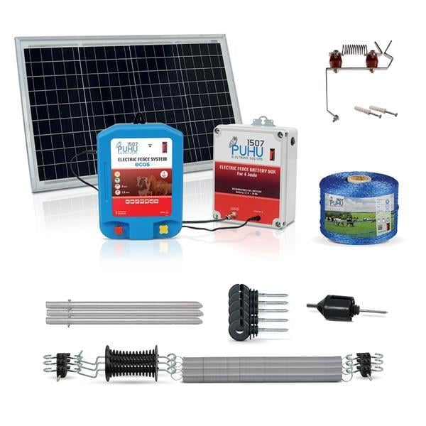 Puhu Ecos Eko Model Kuruluma Hazır Elektrikli Çit Sistemi (100 Dönümlük) (4 Joule)