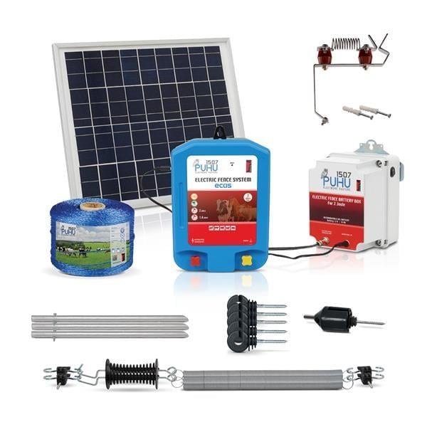 Puhu Ecos Eko Model Kuruluma Hazır Elektrikli Çit Sistemi (50 Dönümlük) (2 Joule)