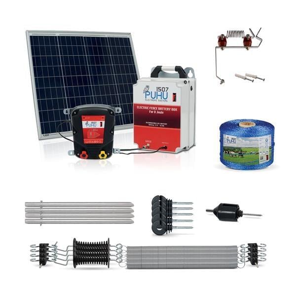 Puhu Ecos Eko Model Kuruluma Hazır Elektrikli Çit Sistemi (50 Dönümlük) (8 Joule)