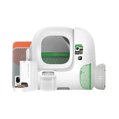 Petkit Purobot Max Pro 2 Akıllı Kedi Tuvaleti, Petkit Yumshare Solo Kameralı Akıllı Mama Kabı, Petkit Eversweet Solo Se ve Aksesuar Paketi