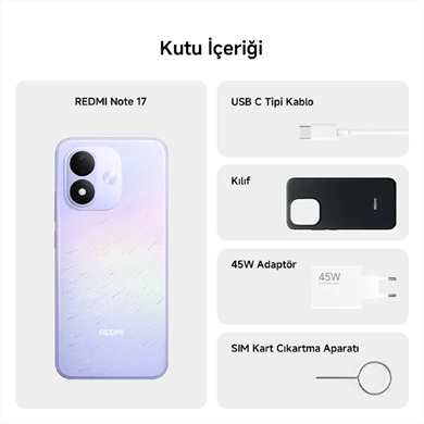 Xiaomi Redmi Note 17 4G 6/256 GB Mor