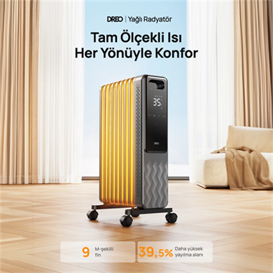 DREO Akıllı Yağlı Radyatör Isıtıcı (Outlet)
