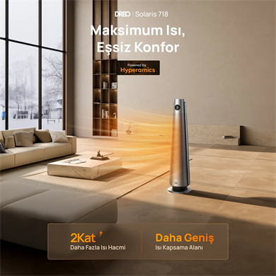 DREO Solaris 718 Akıllı Elektrikli Isıtıcı