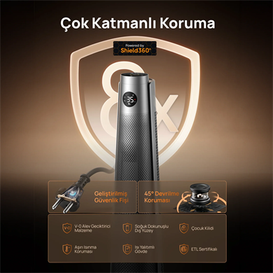 DREO Solaris 718 Akıllı Elektrikli Isıtıcı