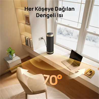 DREO Solaris Slim H3S Akıllı Elektrikli Isıtıcı (Outlet)