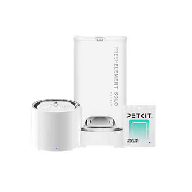 Fresh Element Solo Akıllı Mama Kabı Ve Eversweet 3 Pro (UVC) Su Pınarı Paketi
