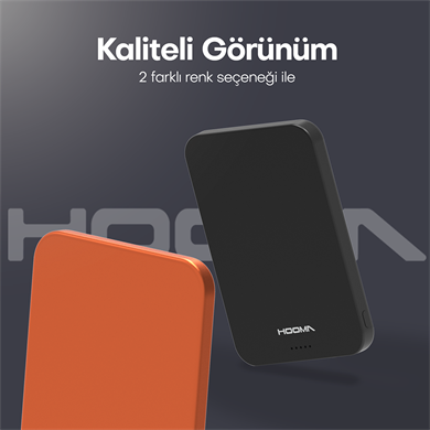 Hooma Magpulse 5 Slim 5000 mAh Powerbank Turuncu