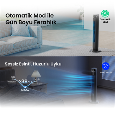 Midea Kule Tipi Vantilatör