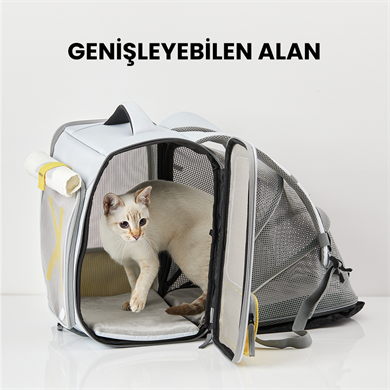 Petkit Breezy X Zone Evcil Hayvan Çantası Gri