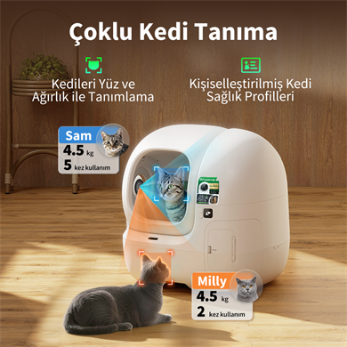 Petkit Purobot Max Pro 2 Akıllı Kedi Tuvaleti