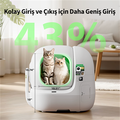 Petkit Purobot Max Pro 2 Akıllı Kedi Tuvaleti (Outlet)