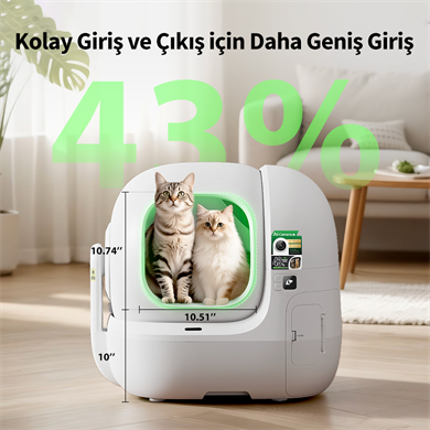 Petkit Purobot Max Pro 2 Akıllı Kedi Tuvaleti