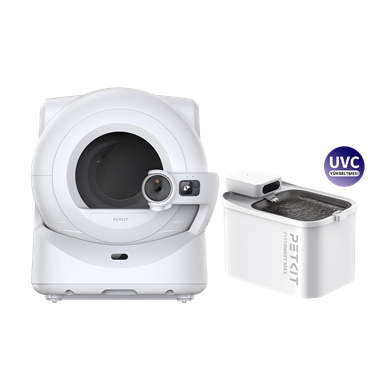 Petkit Purobot Ultra Akıllı Kedi Tuvaleti ve Eversweet Max (UVC) Su Pınarı Paketi