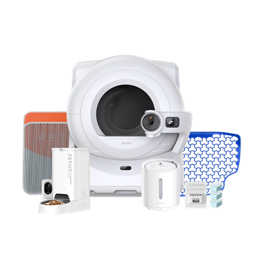 Petkit Purobot Ultra Akıllı Kedi Tuvaleti, Yumshare Solo Kameralı Mama Kabı, Eversweet Solo 2 Akıllı Su Pınarı Ve Aksesuar Paketi