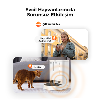 Petkit Yumshare Kameralı Çift Hazneli Akıllı Mama Kabı (Outlet)