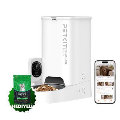 Petkit Yumshare Solo Kameralı Akıllı Mama Kabı