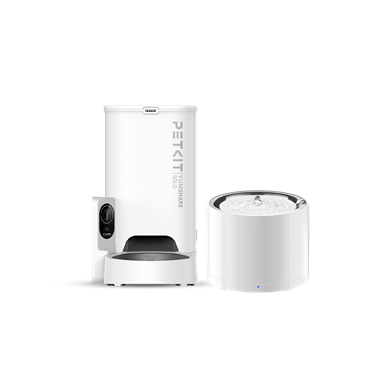 Petkit Yumshare Solo Kameralı Akıllı Mama Kabı ve Eversweet 3 Pro (UVC) Su Pınarı Paketi