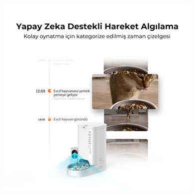 Petkit Yumshare Solo Kameralı Akıllı Mama Kabı (Outlet)