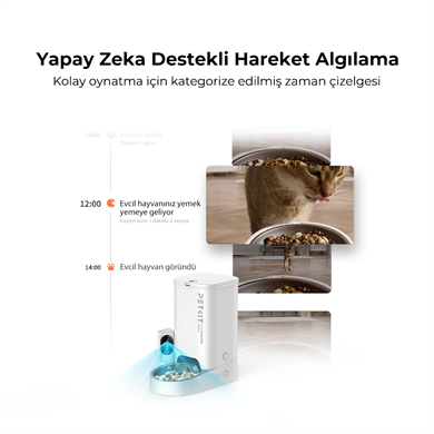 Petkit Yumshare Solo Kameralı Akıllı Mama Kabı