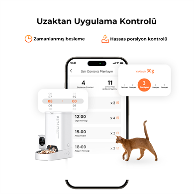 Petkit Yumshare Solo Kameralı Akıllı Mama Kabı