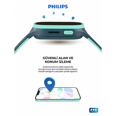 Philips W200A Akıllı Çocuk Saati Yeşil