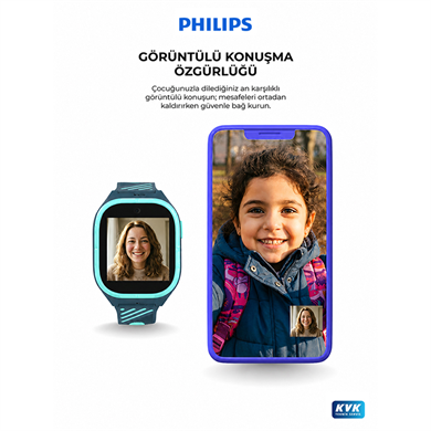 Philips W200A Akıllı Çocuk Saati Yeşil