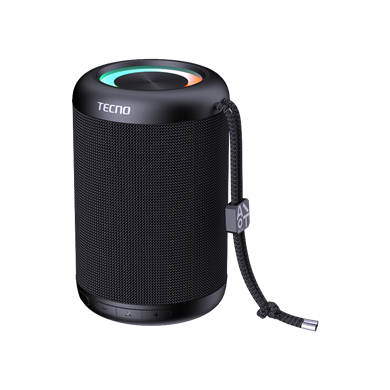 Tecno Bluetooth Hoparlör Square S3 Siyah